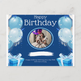 Verspreid vreugde: Fantasievolle verjaardagskaarte Uitnodiging Briefkaart