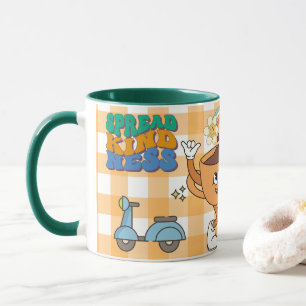 verspreid vriendelijkheid mok