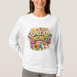 Verspreid Vriendelijkheid – Mooie Bloemrijke Regen T-shirt