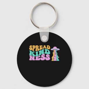 Verspreid Vriendelijkheid Pastel Ufo Regenboog Sti Sleutelhanger