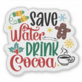 Verspreid vrolijke kerstvreugde! sticker (Voorkant)