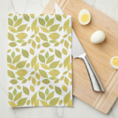 Verspreide bladeren theedoek (Quarter Fold)