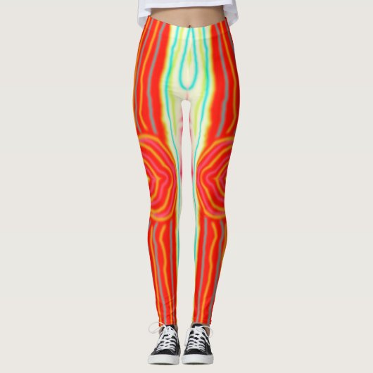 Verspreide, dubbele doedelen. leggings (Voorkant)