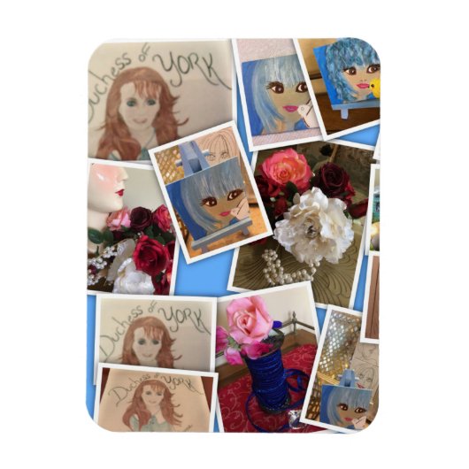 Verspreide foto's magneet (Verticaal)