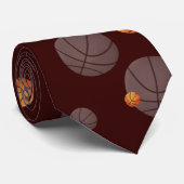 Verspreide honkbalballen | Sportcadeau Stropdas (Opgerold)