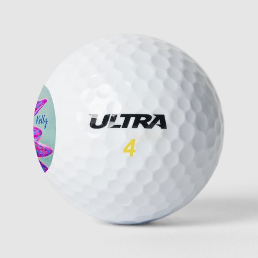 Verspreide kleur gepersonaliseerde golfballen (Logo)