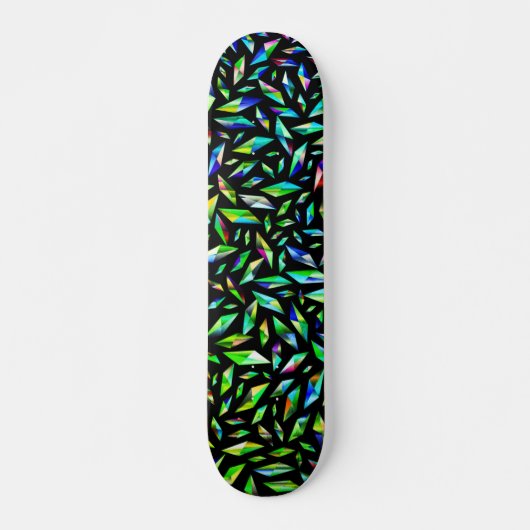 Verspreide kleur Groen Skateboard (Voorkant)