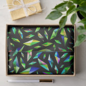 Verspreide kleur Groen Tissuepapier (Geschenk)