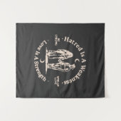 verspreide liefde wandkleed (Voorkant (horizontaal))