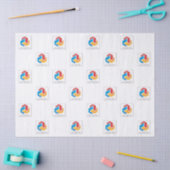 Verspreide Logo Tissuepapier (Craft)