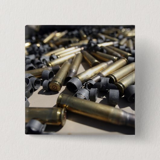 Verspreide messen en gedesintegreerde verbindingen vierkante button 5,1 cm (Voorkant)