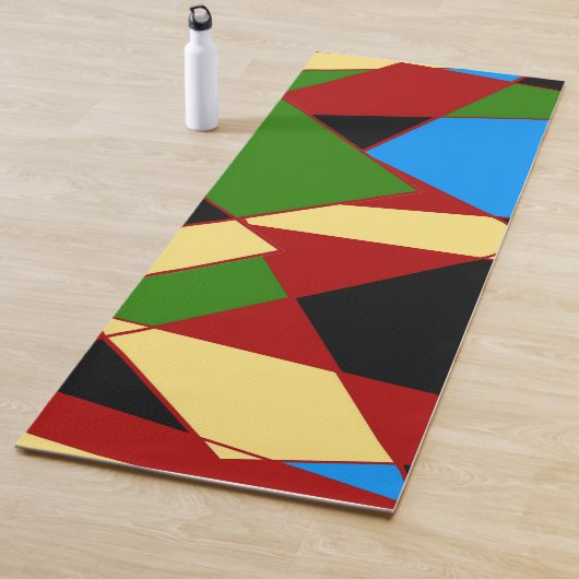 Verspreide Muti-kleur Yogamat (In situ)
