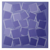 Verspreide paarse schoppen tegeltje (Voorkant)