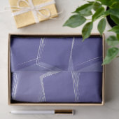 Verspreide paarse schoppen tissuepapier (Geschenk)