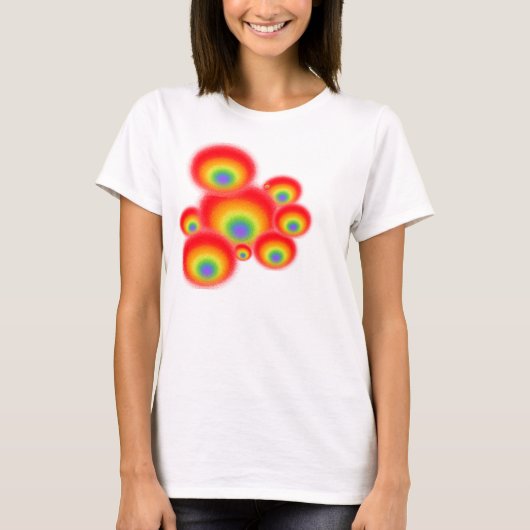Verspreide regenboog shirt (Voorkant)