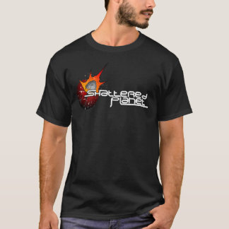 Verspreide T-Shirt in Planet Dark