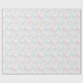 Verspreide vlinders cadeaupapier (Vlak)