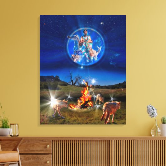 VERSPREIDING VAN DE VREDE NATIES CANVAS AFDRUK (Insitu (Woonkamer))