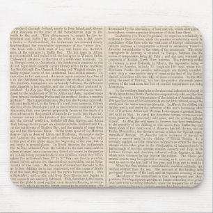 Verspreiding van warmte over het Wereldbol wordt v Muismat