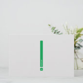 Verspreidingsborden Briefpapier (Staand voorkant)