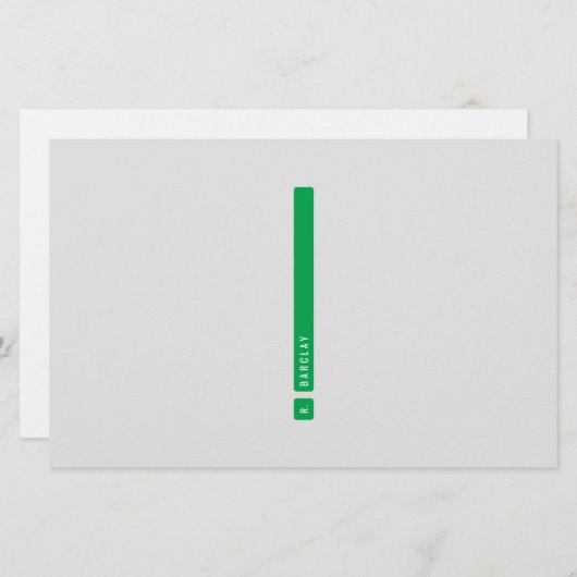 Verspreidingsborden Briefpapier (Voorkant / Achterkant)