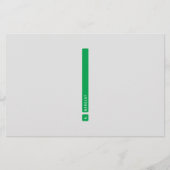 Verspreidingsborden Briefpapier (Voorkant)