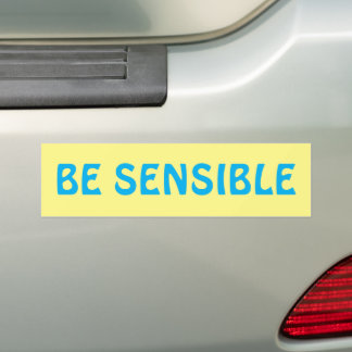 verstandig bumpersticker