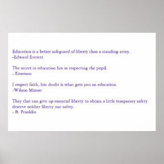 Verstandige Gezegden Poster