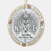 Verstandverpleegkundige Keramisch Ornament (Links)