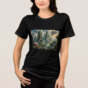 Verstedelijking Vernieuwing Futuristische Post Apo Tri-Blend Shirt