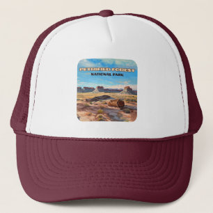 Versteend bos Nationaal Park Arizona Desert Trucker Pet