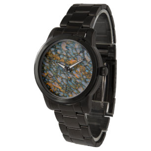 Versteend dinosaurusbot horloge