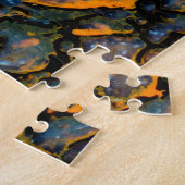 Versteend dinosaurusbot legpuzzel (Zijkant)