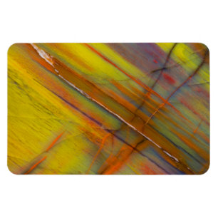 Versteend hout geel magneet