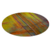 Versteend hout geel snijplank (Hoek)
