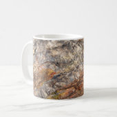 Versteende log Close-up I Koffiemok (Voorkant links)