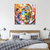 versteld canvas afdruk (Insitu (Slaapkamer))