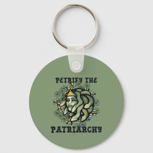 Verstenen het Patriarchaat Medusa Gorgon Sleutelhanger