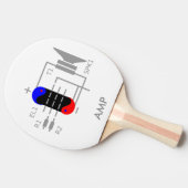 versterkerbuis tafeltennisbatje (Zijkant)