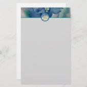 Versterking Georgia O'Keeffe White Rose en Larkspu Briefpapier (Voorkant / Achterkant)