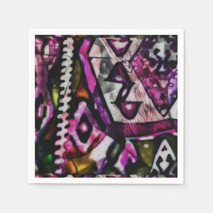 Versterking in kleur servet