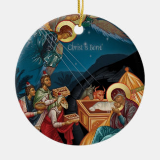 Versterking van de kerstversiering van de Magi Keramisch Ornament