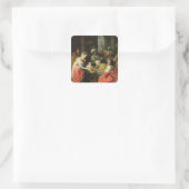 Versterking van de Magi, 1626-29 Vierkante Sticker (Tas)