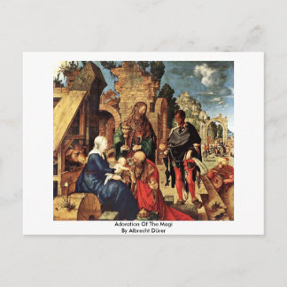 Versterking van de Magi door Albrecht Dürer Briefkaart