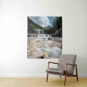 Versterking van de vallei van Krnica in Slovenië Wandkleed