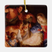 Versterking van herders en kerst van Magi Keramisch Ornament (Voorkant)