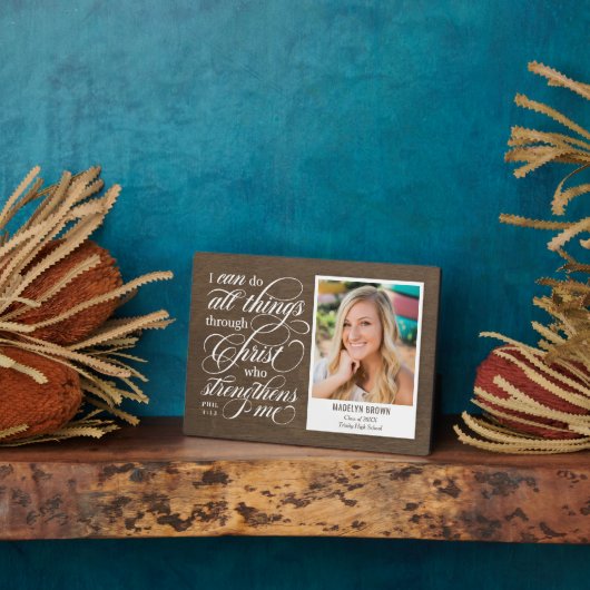 Versterking van het Afstuderen Keepomwille Desktop Fotoplaat (Zijkant)