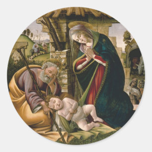 Versterking van het kind Christus Ronde Sticker