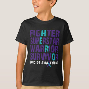 Versterking van overlevenden Zelfmoordbewustzijn G T-shirt