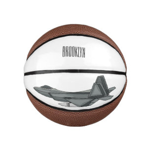 Versterking vliegtuig cartoon basketbal